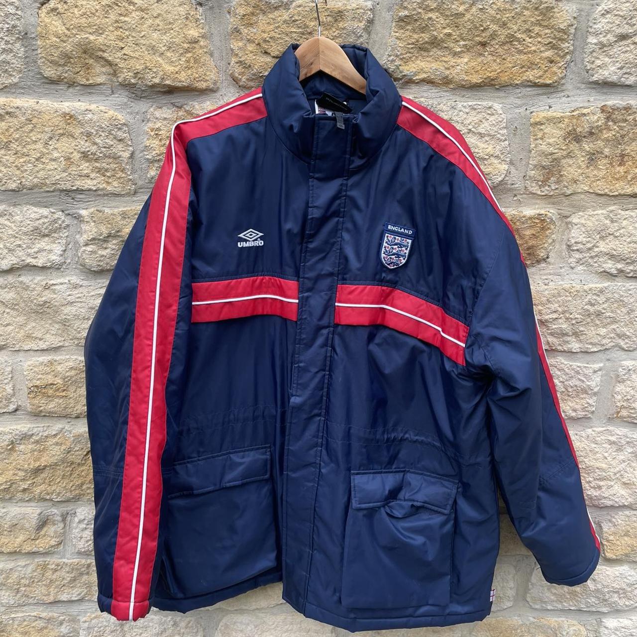 England football jacket Vintage 00s 90s Umbro... - Depop