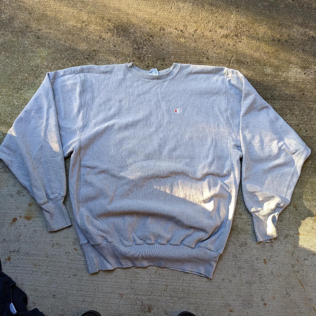 Vintage '90s Champion Reverse Weave Crewneck... - Depop