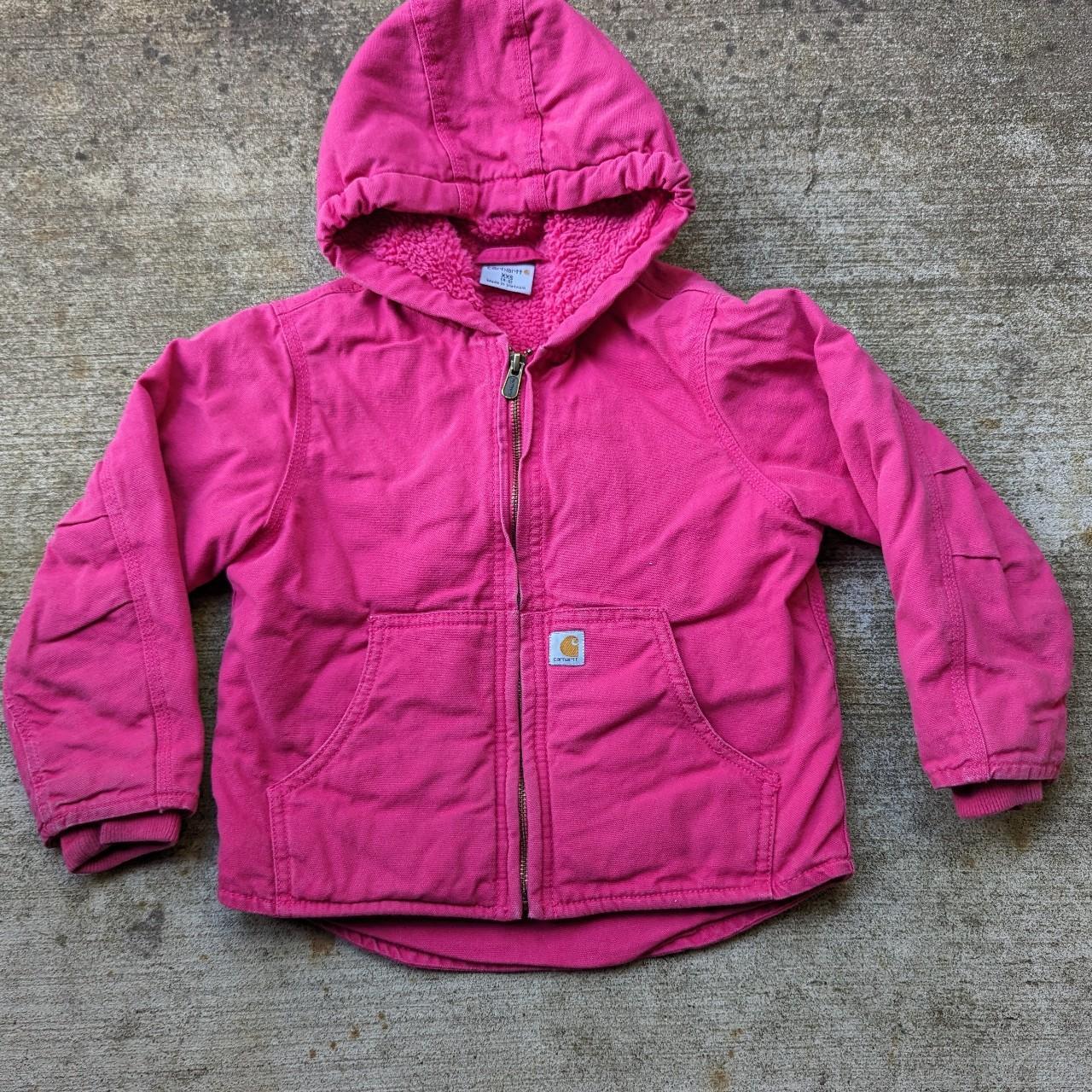 pink carhartt coat