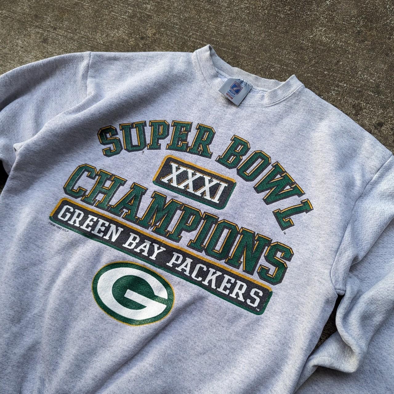 Vintage Green Bay Packers Logo Crewneck Sweatshirt