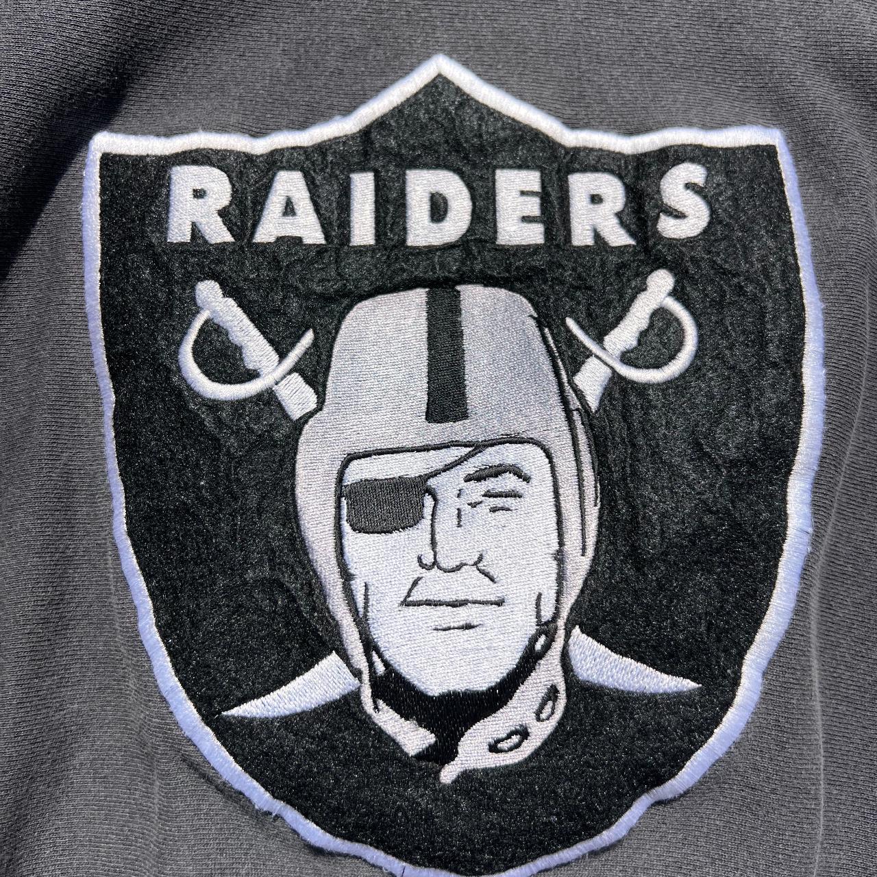 Vintage 80s NFL Raiders Crewneck Sweatshirt Tagged - Depop