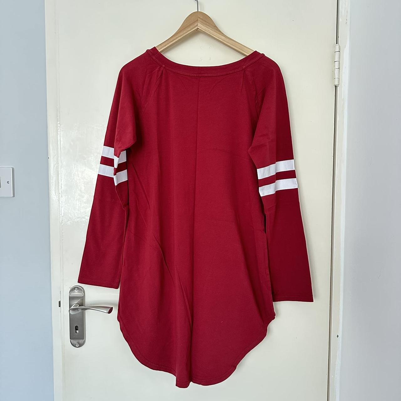 long-t-shirt-dress-with-strips-on-sleeves-depop