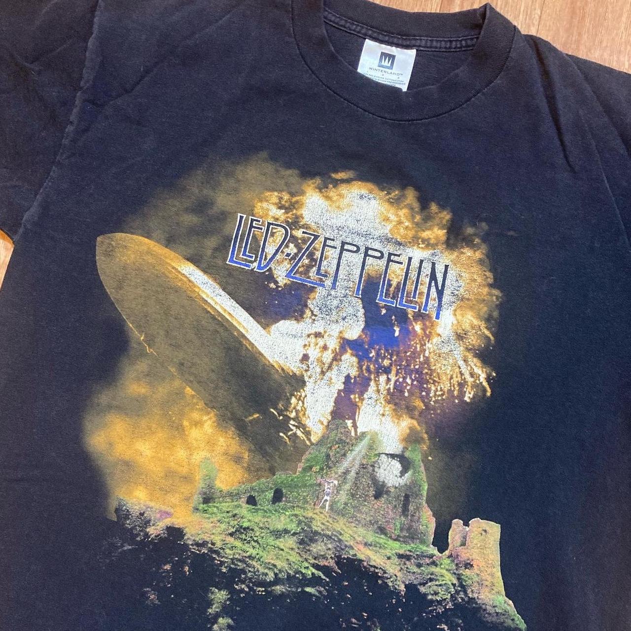 ミュージシャン LED ZEPPELIN A NEW DAY WILL DAWN TSHIRT 1999 Led Zeppelin 