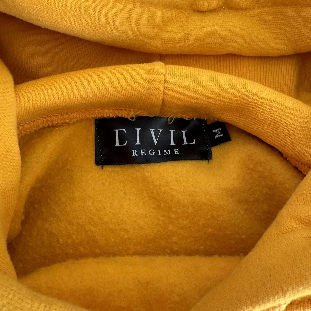 Civil regime yellow clearance hoodie