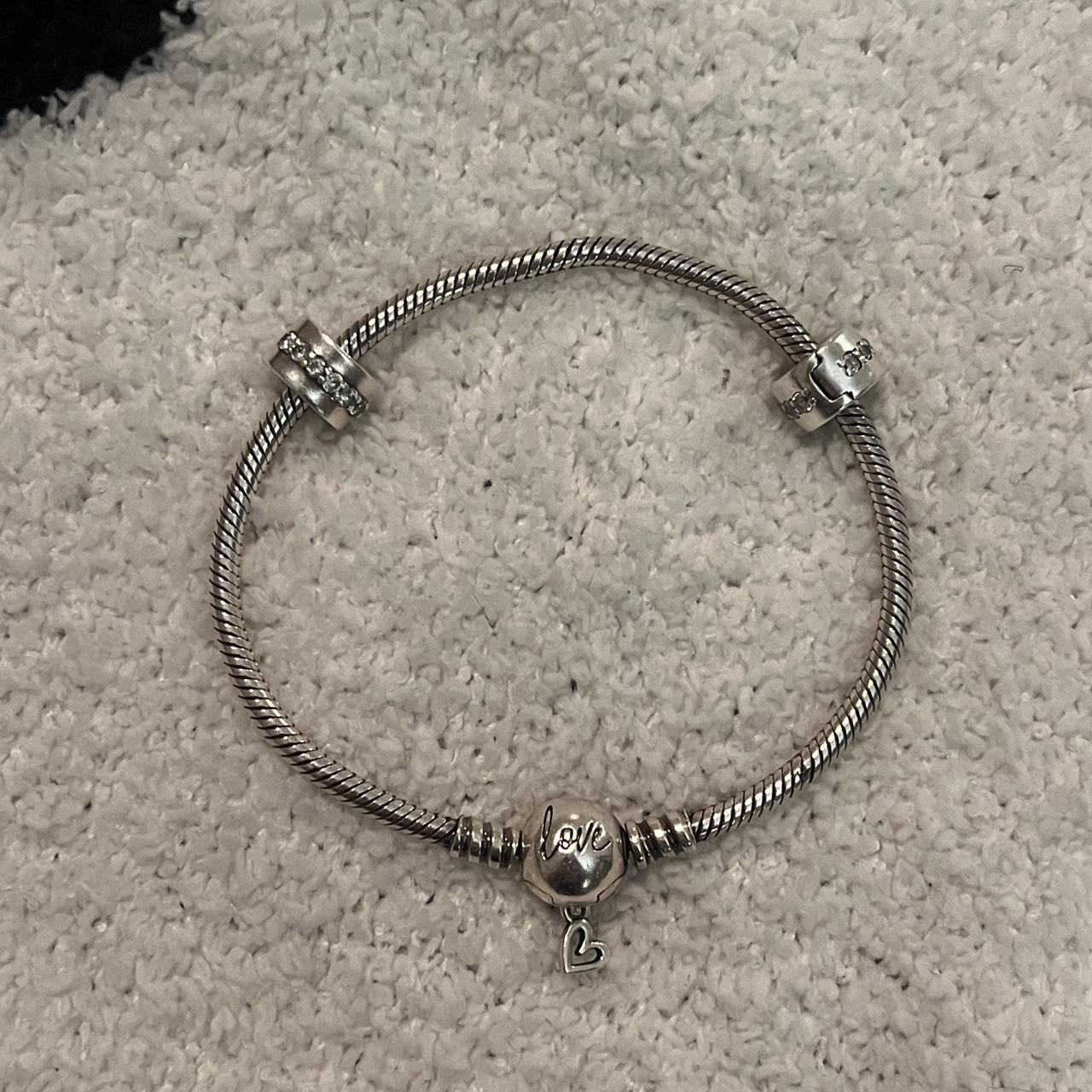 Used pandora hot sale charm bracelet