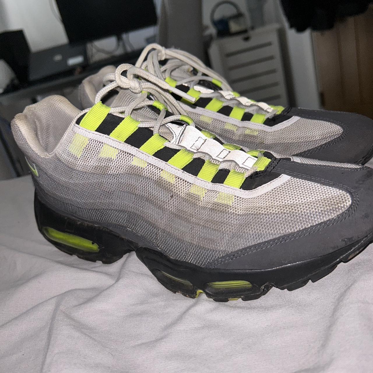 Air max 95 Neon green 110s good condition size... - Depop