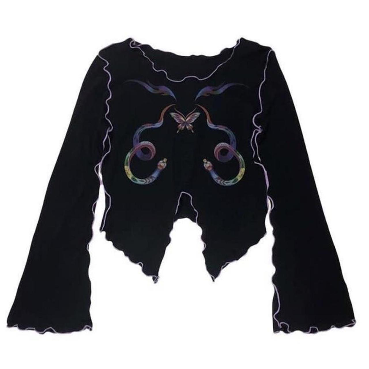 expired girl mariposa top 🦋 super pretty and unique... Depop