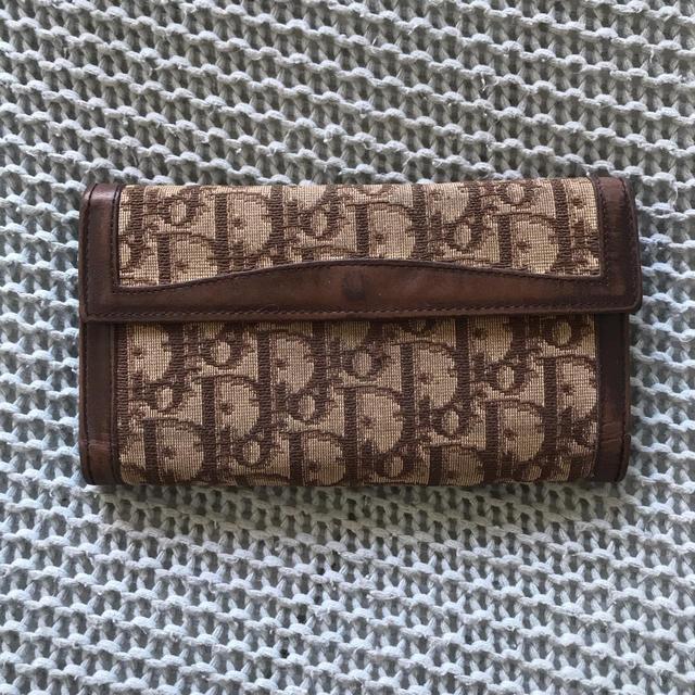 dior wallet vintage christian dior - Depop