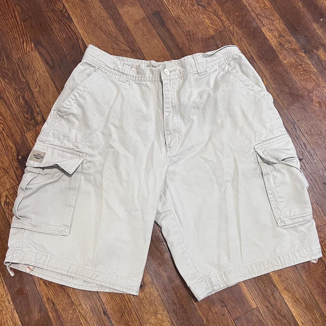 vintage khaki lee’s dungaree’s / cargo shorts great... Depop