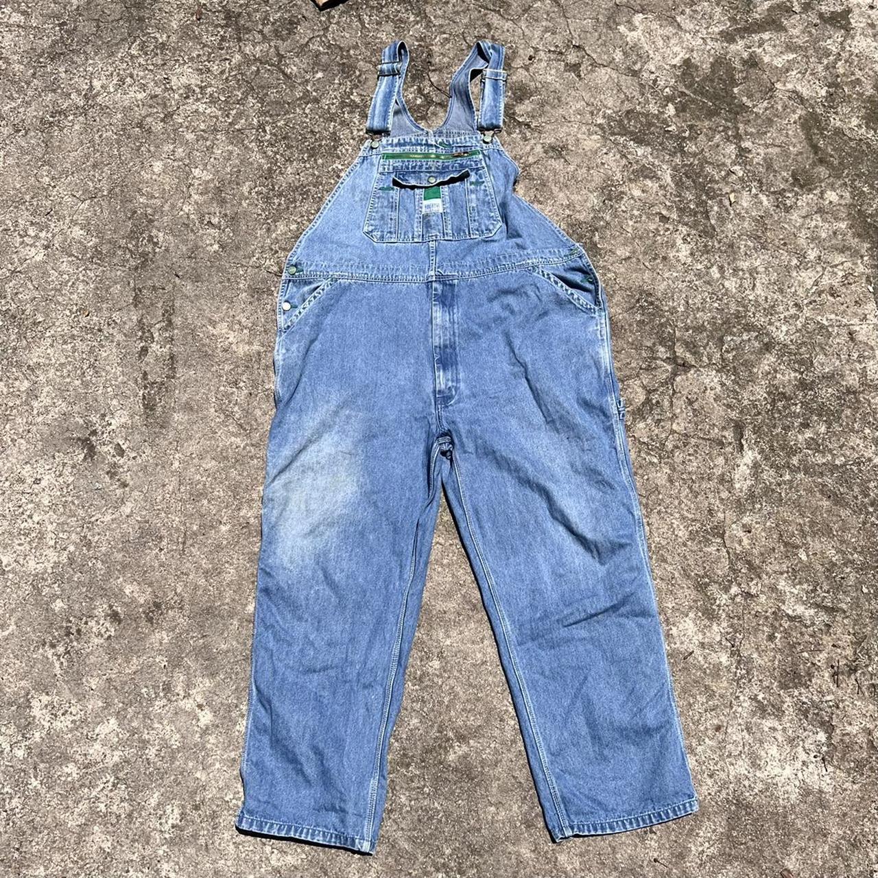 Mens overalls hot sale light wash