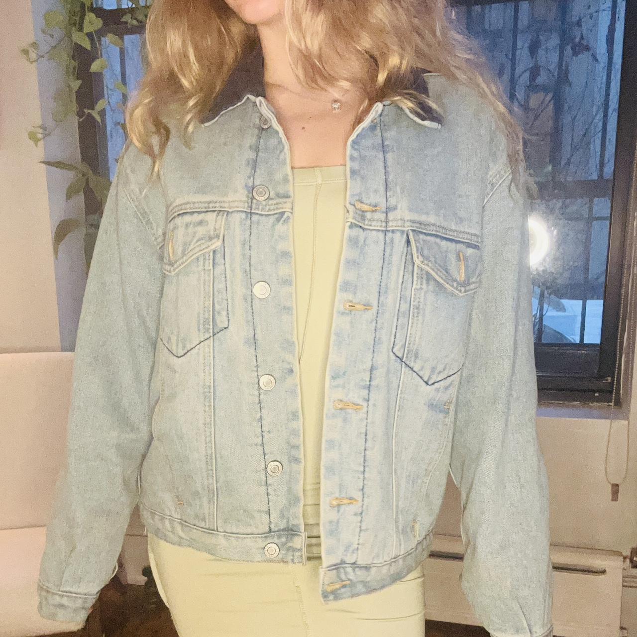 brandy melville oversized denim jacket