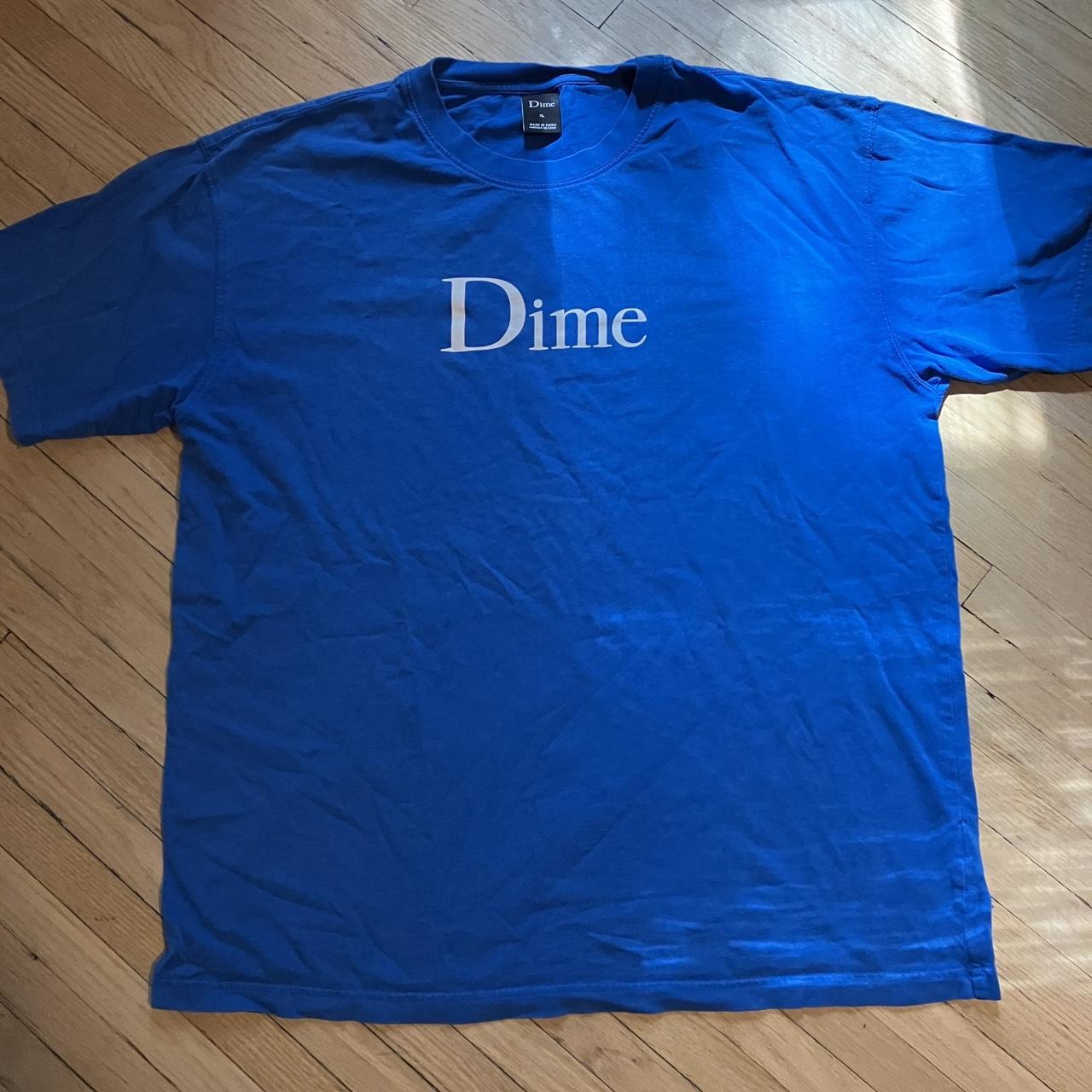 Dime Classic Logo T-Shirt, XL, Royal...