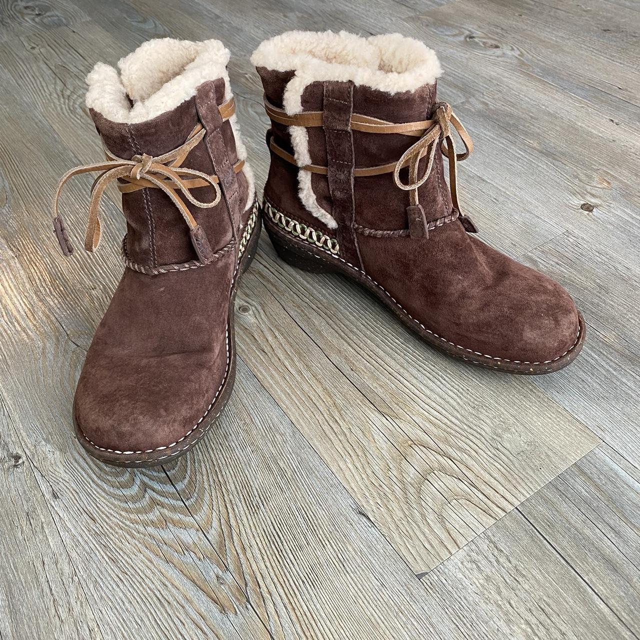 Ugg hot sale tie boots