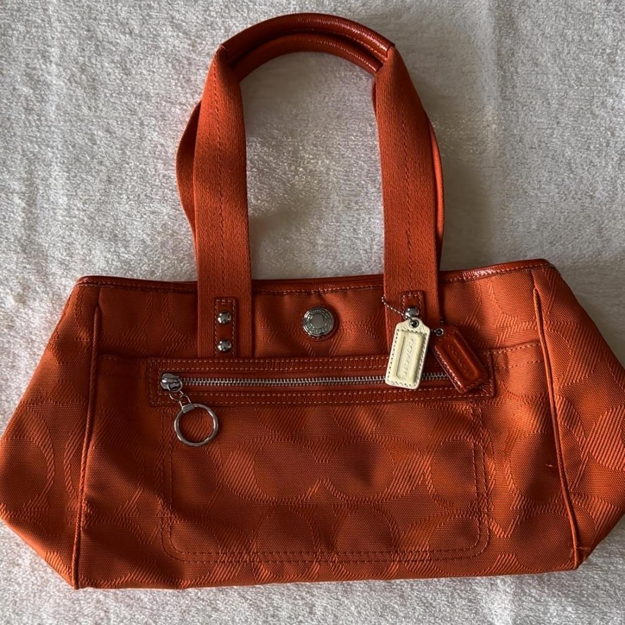 Orange coach clearance purses