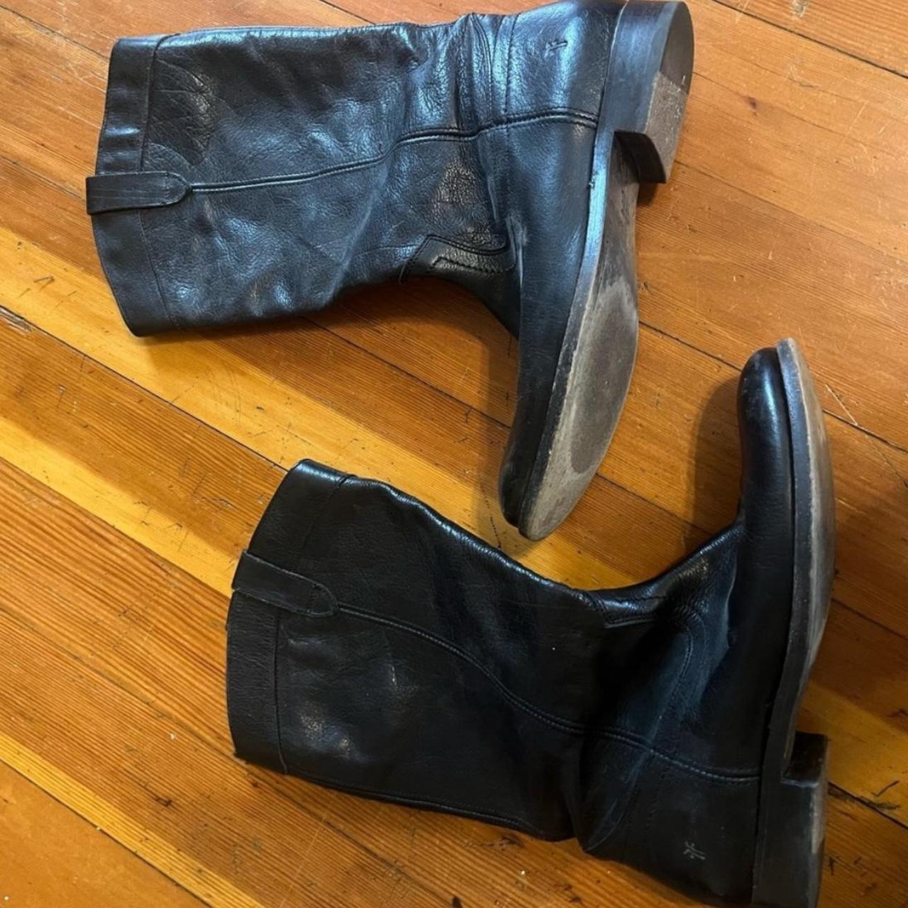 Frye Cowboy Boots - Depop