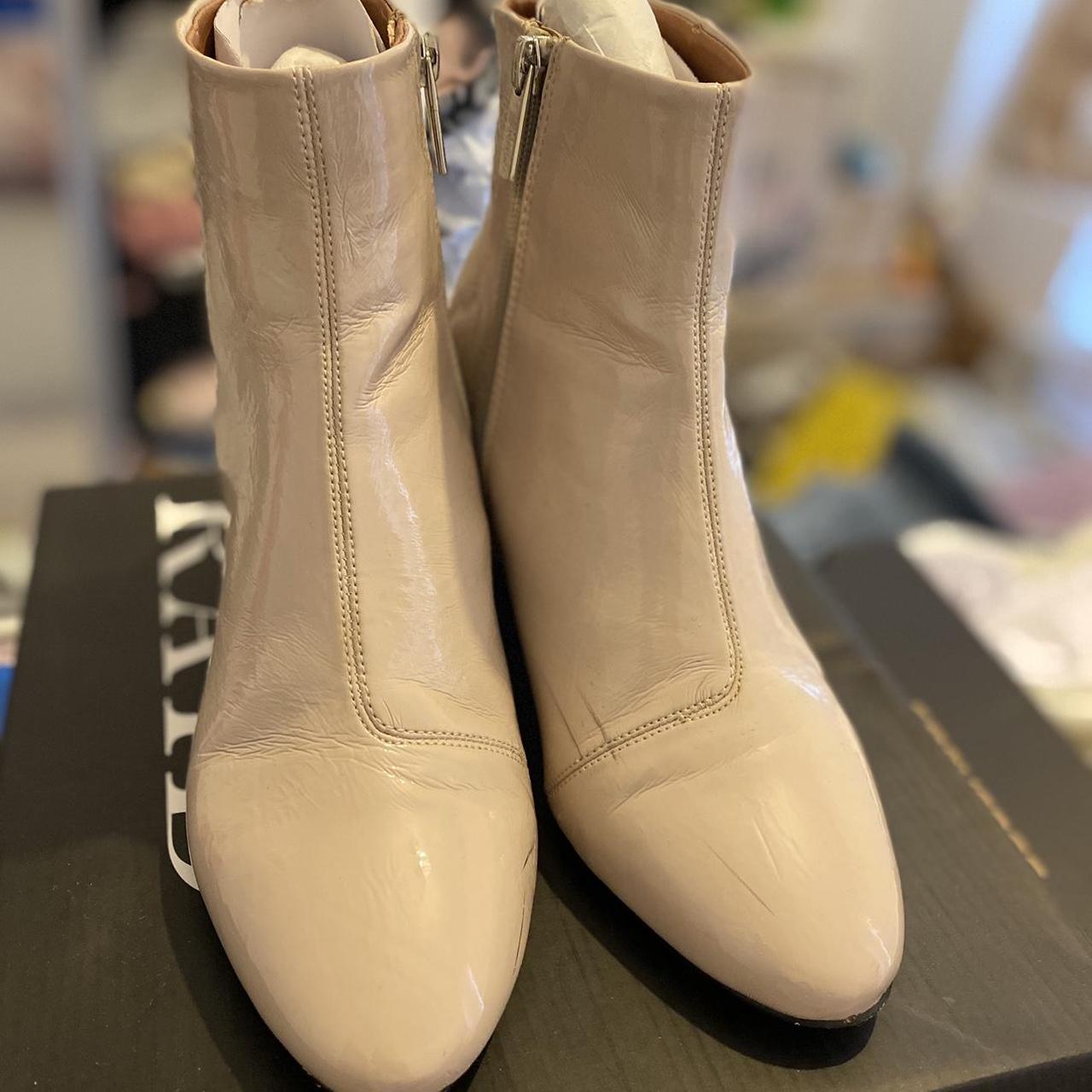 Topshop cream clearance boots