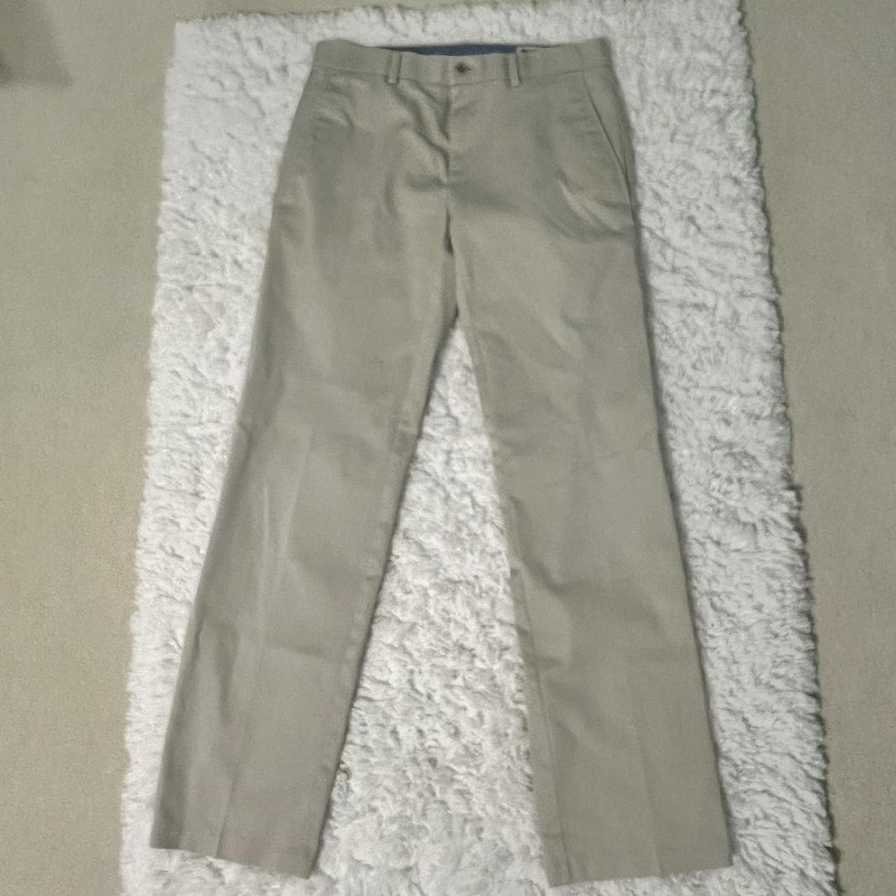 Haggar Men's Tan and Khaki Trousers