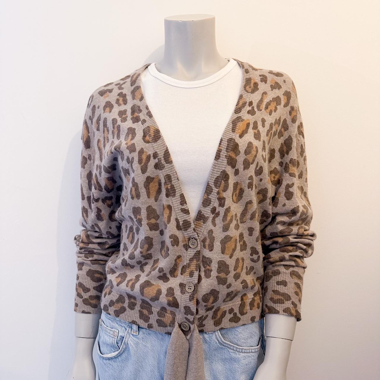 Oversized Cardigan Topshop Leopard Print Cardigan Topshop Leopard