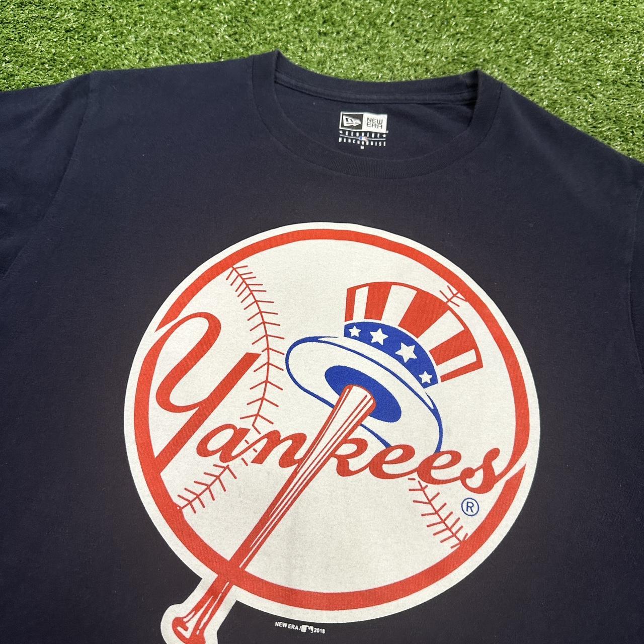 NY New York yankees over shirt navy, white, red (L - Depop