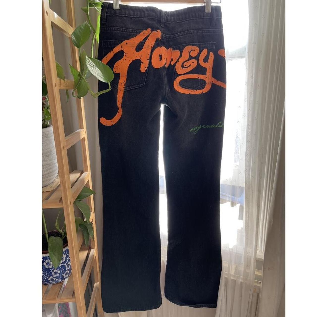 パンツ Jaded London Honey Print Low Rise Jeans Petite Honey Bum Print Low Rise Jeans | Parallel
