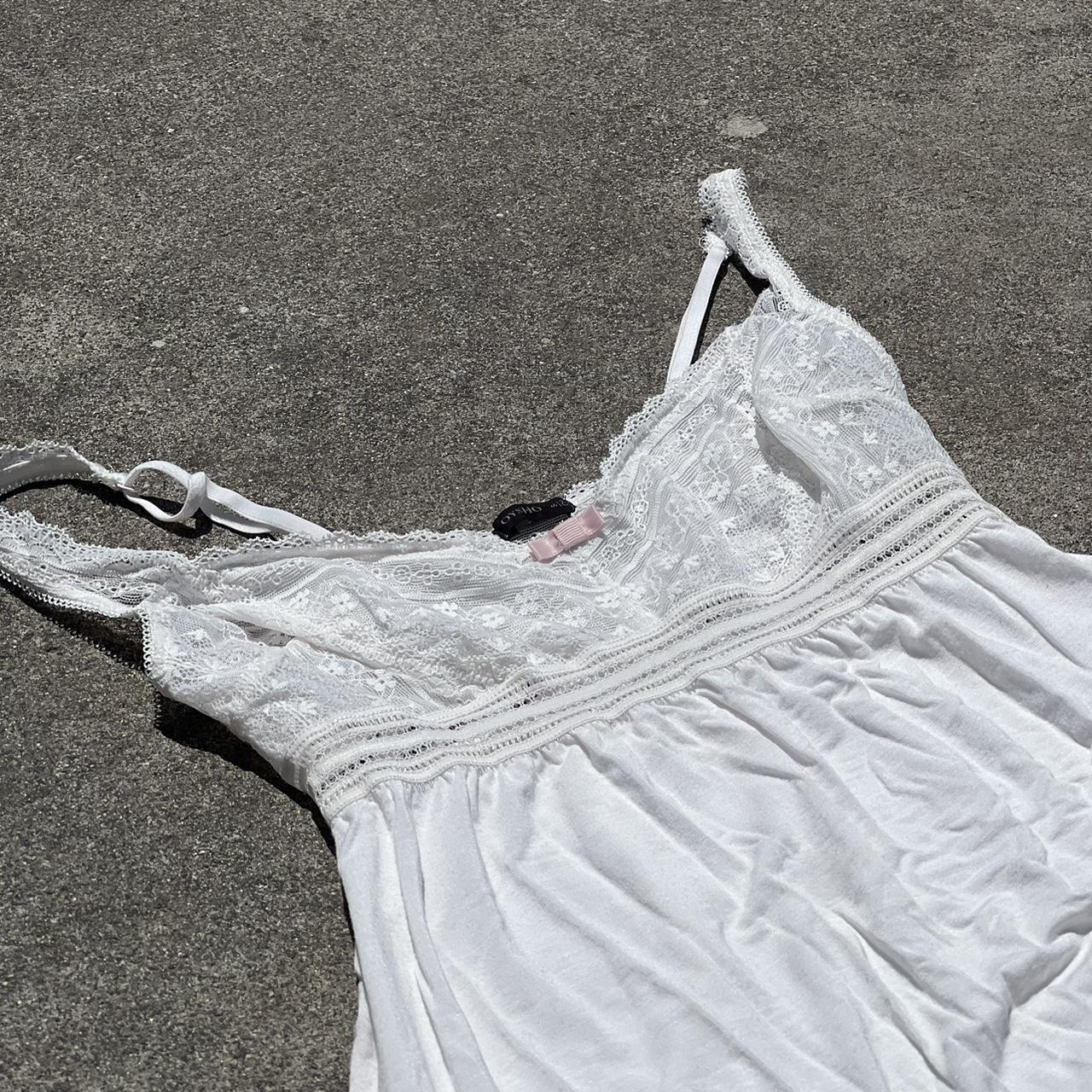 OYSHO Women's White Nightwear | Depop