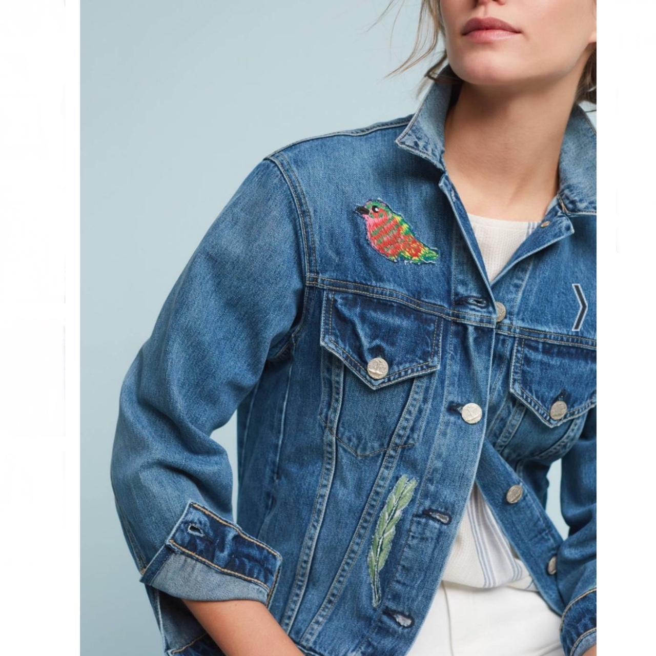 Anthropologie McGuire Oversized Denim Jacket XS I