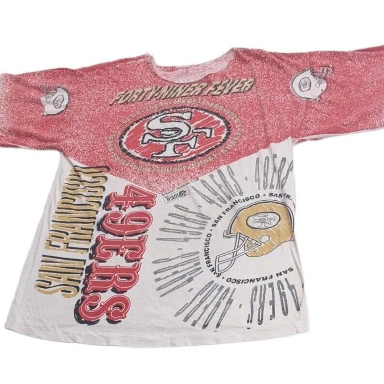 San Francisco 49ers Destroyed Tee San Francisco - Depop