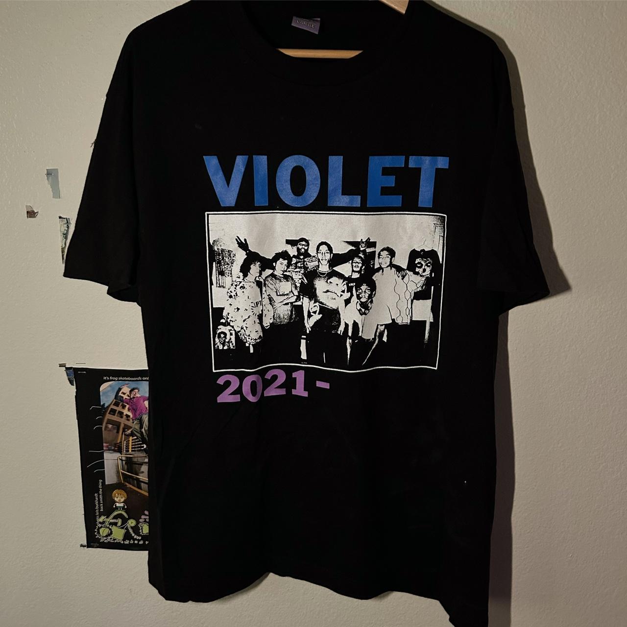 Violet Sick violet team tee, I don't wear it plus I... - Depop