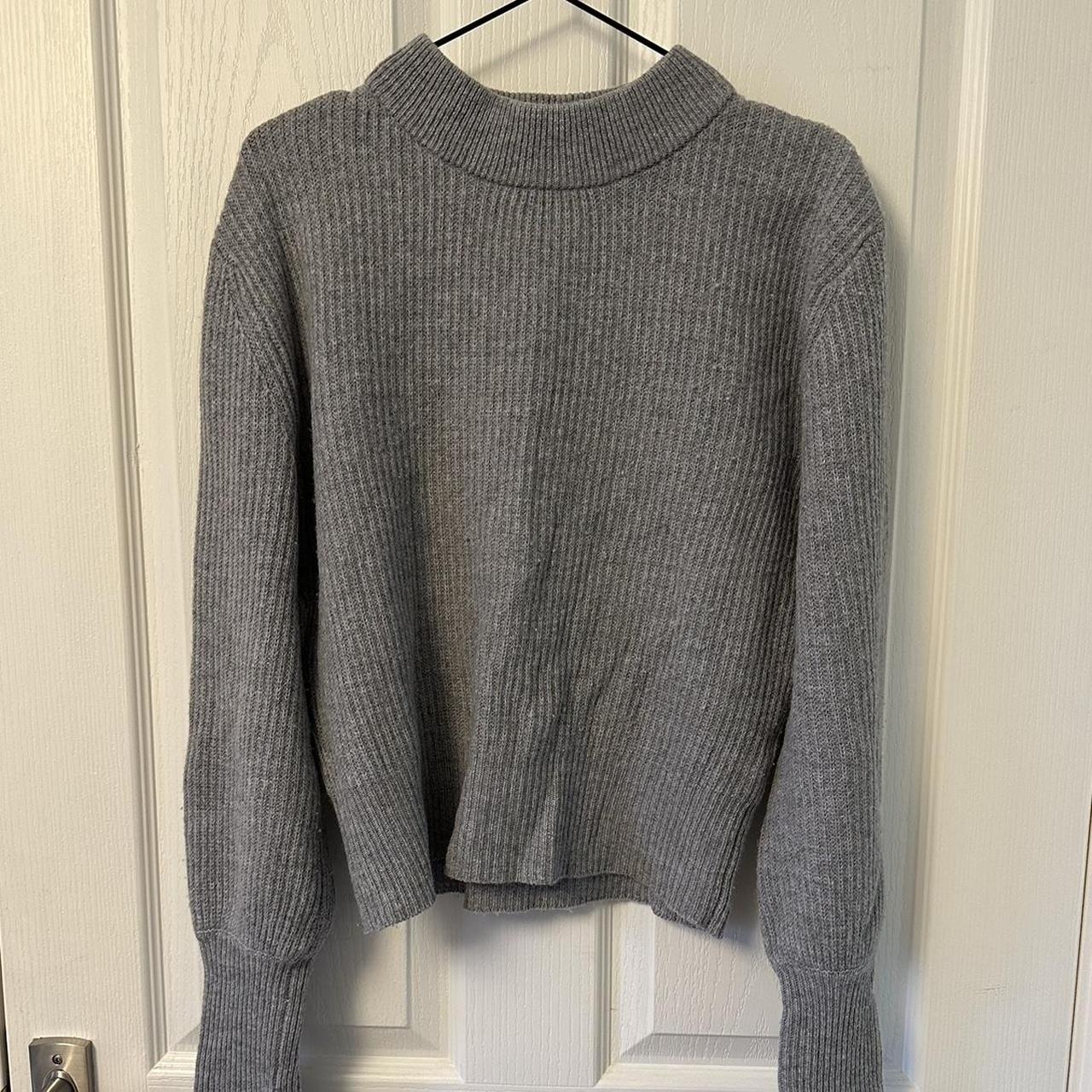 bec and bridge grey sweater/jumper - wool/cashmere... - Depop