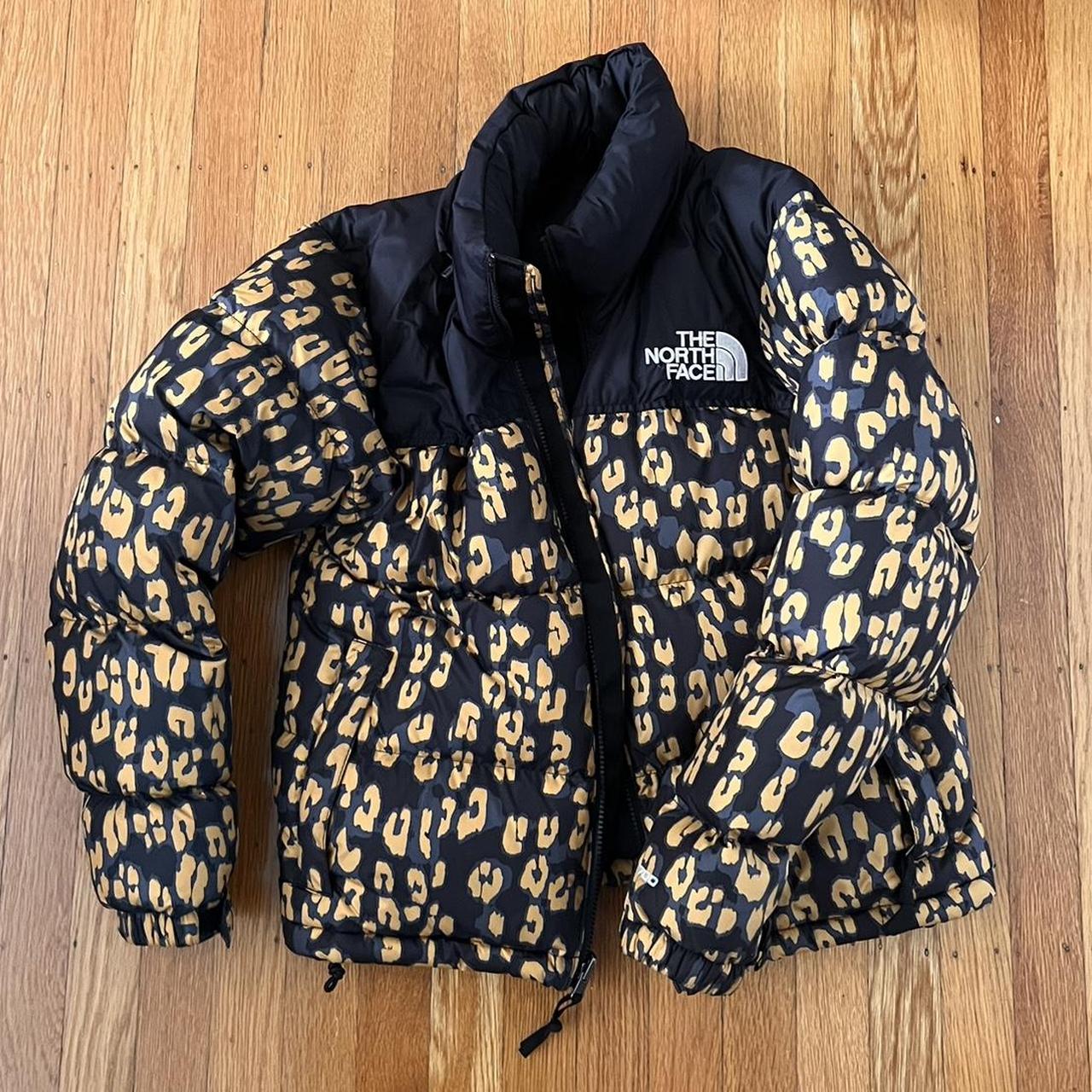 North face sale leopard print jacket