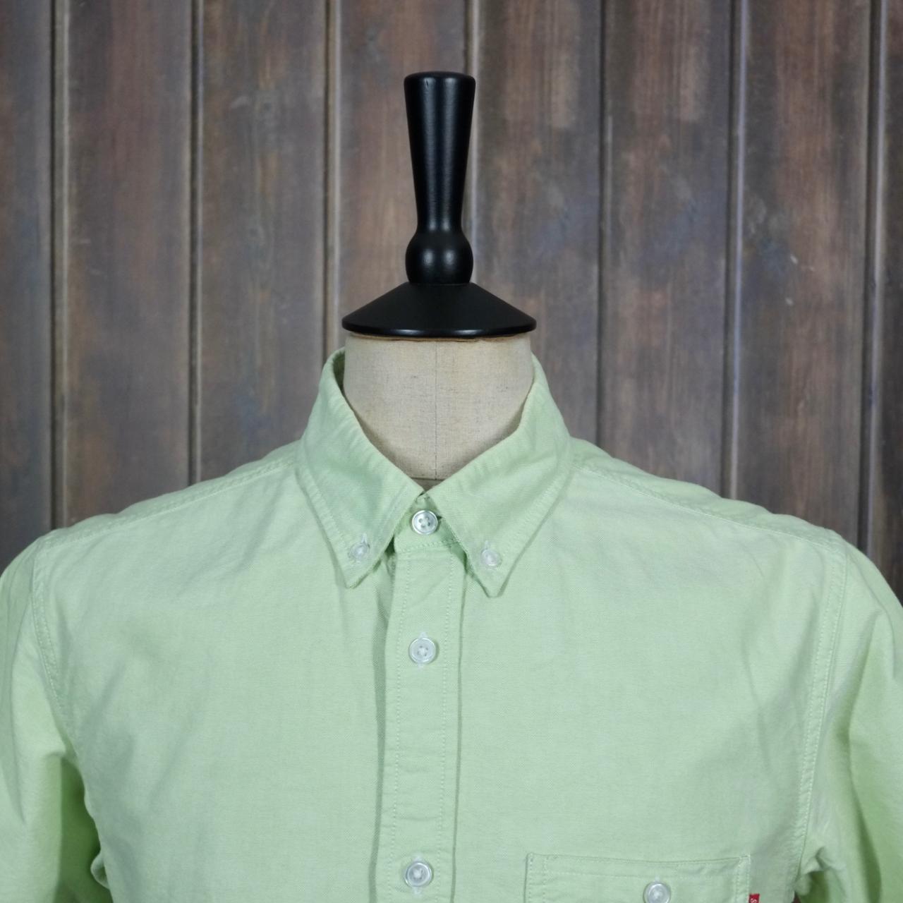 Supreme Button-Up Shirt Men's M Short Sleeve Green - Depop