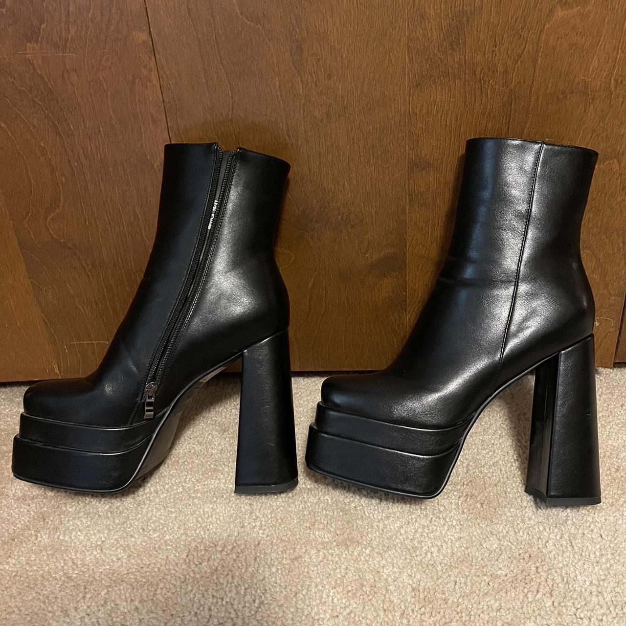 Wetkiss platform boot (versace dupe) worn once... Depop