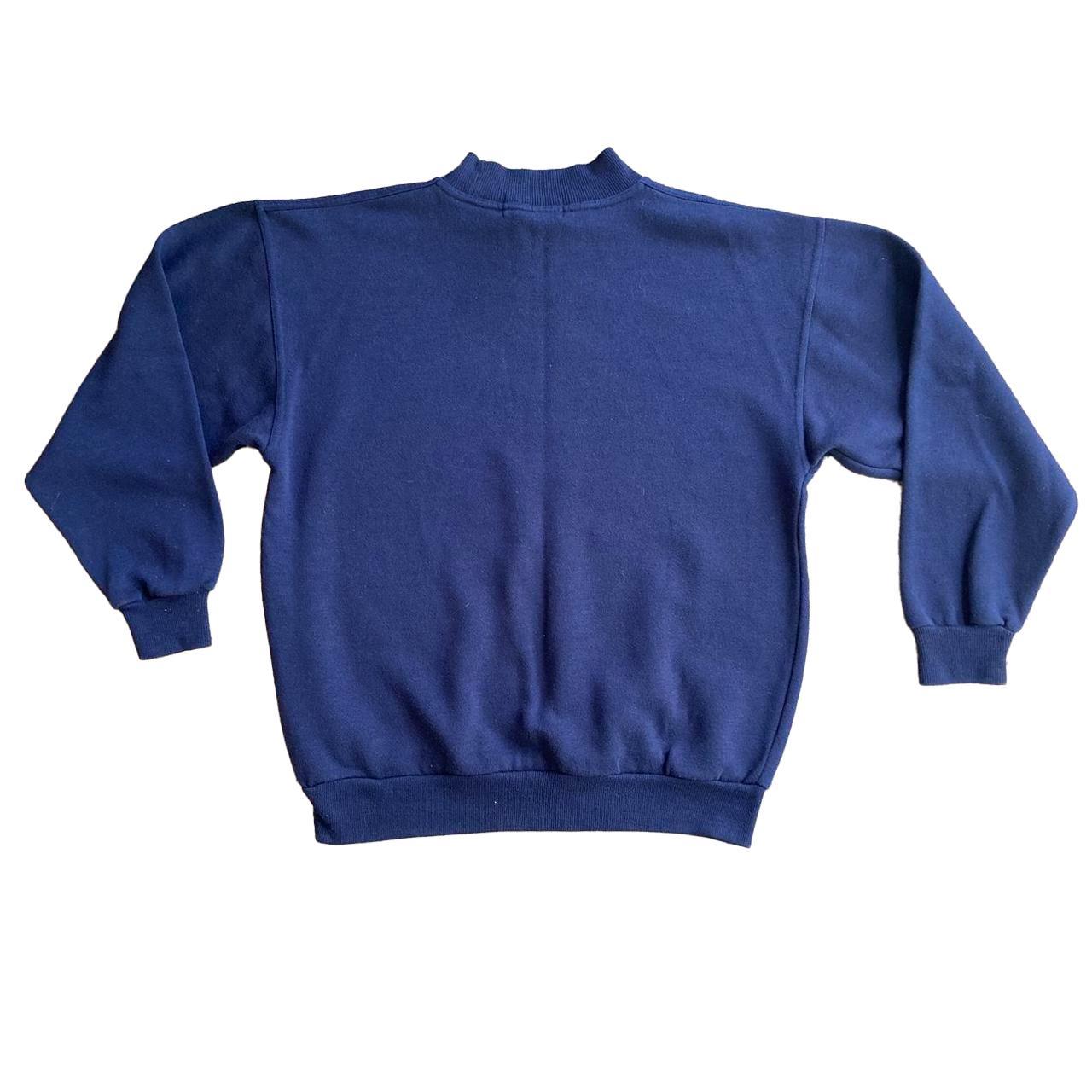 90s vintage IOU sweater mock neck graphic sweater... - Depop