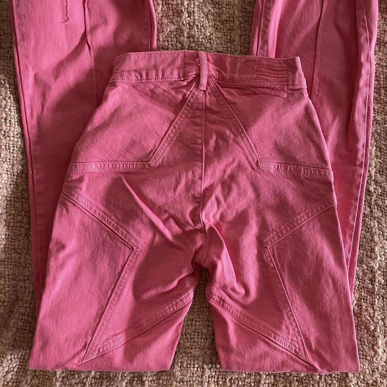 Revice denim venus flares💋 Hot pink Size 25🌟 Cut... Depop
