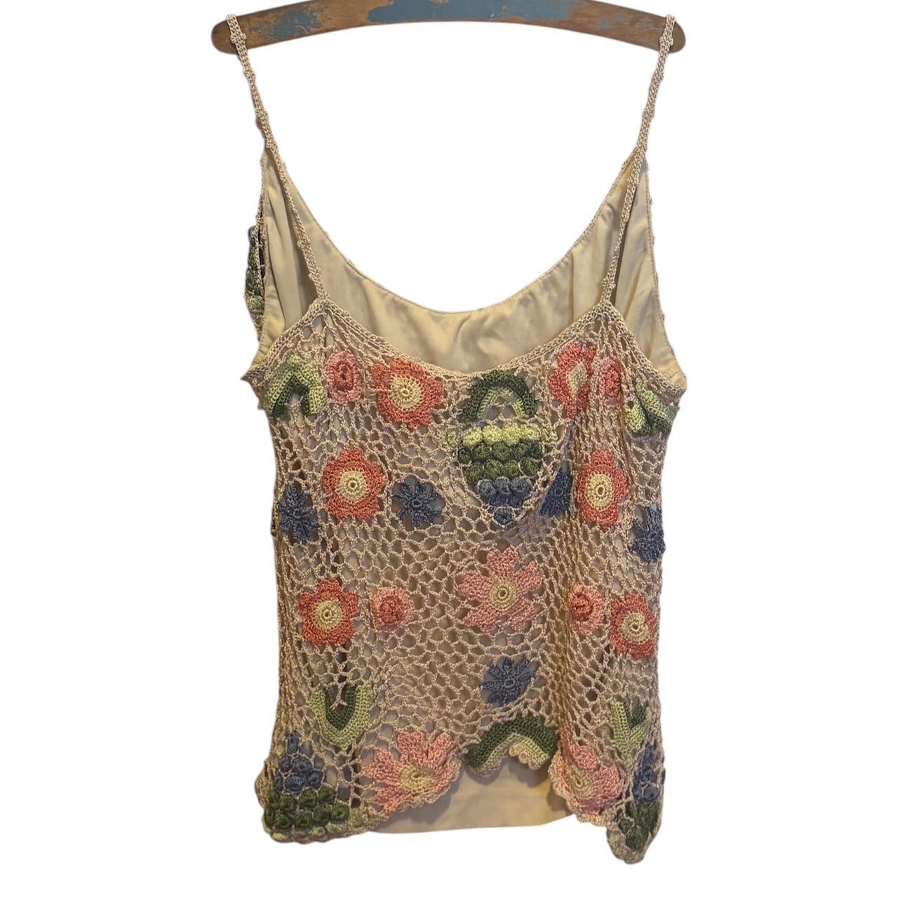 Source Unknown Women's Tank top - Multi/Tan - M –… - image 2