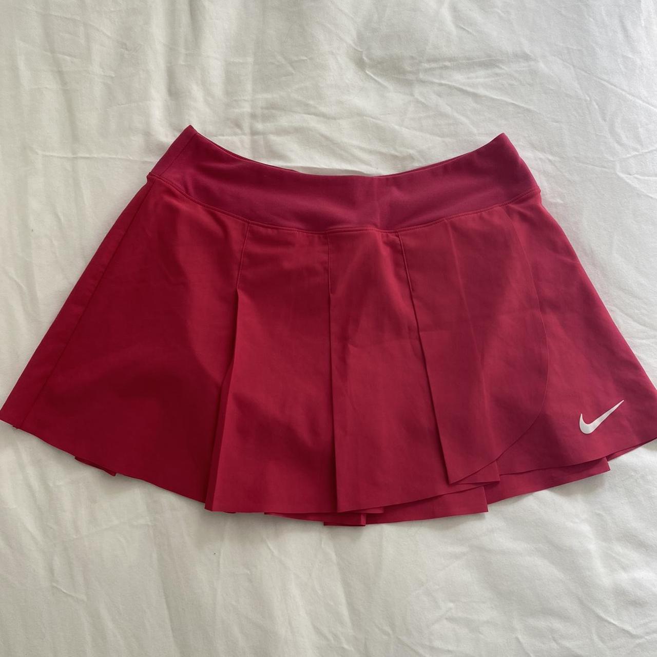 Hot pink Nike tennis skirt in great condition Had... Depop