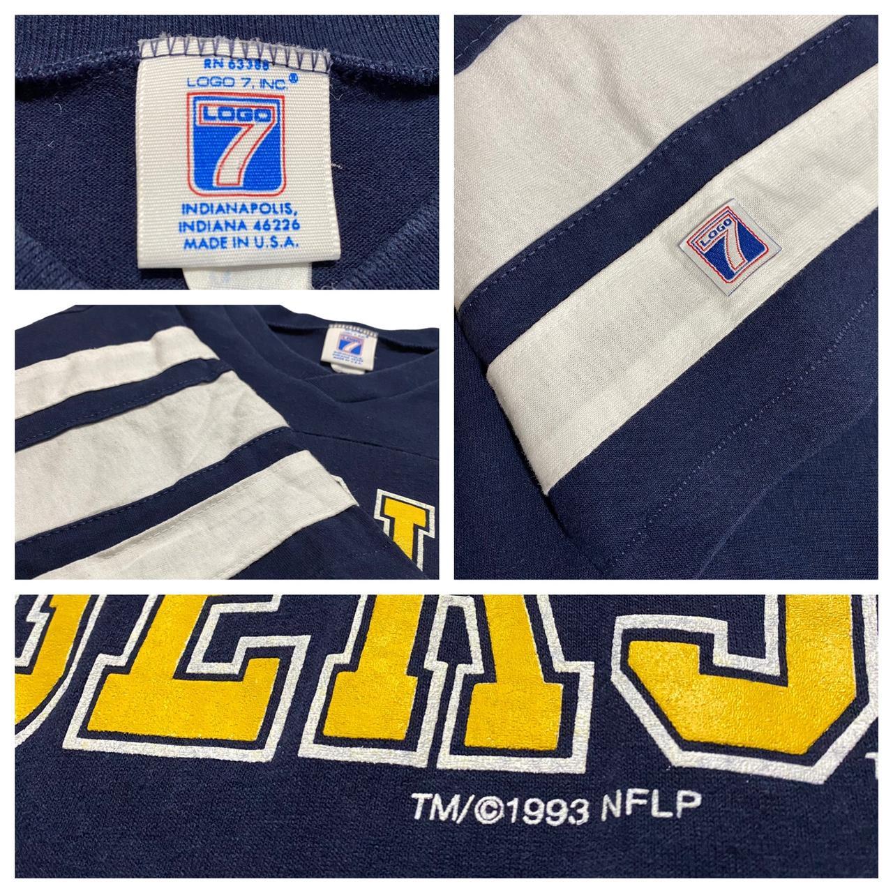 Vintage 90s San Diego Chargers LOGO 7 shirt jersey. - Depop