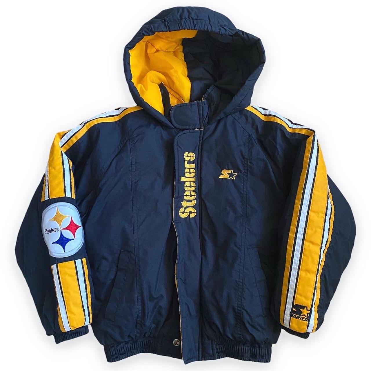 Vintage 1990's Starter Pittsburgh Steelers Youth Medium NFL Hooded