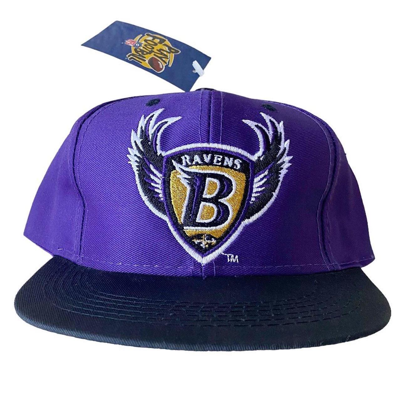 Vintage Logo 7 Baltimore Ravens Hat In great - Depop