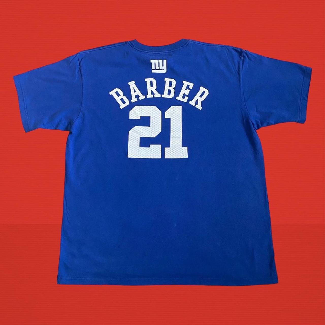 Reebok Jersey Tiki Barber 21 New York NY Giants Blue White Stamped Mens XL