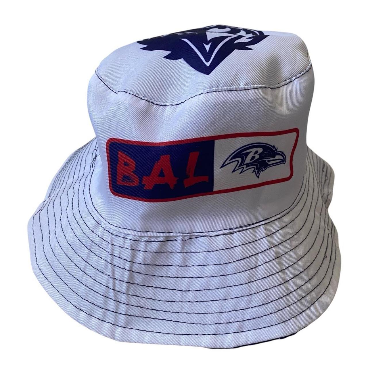 Source Unknown Men's Bucket hats - White/Purple –… - image 2
