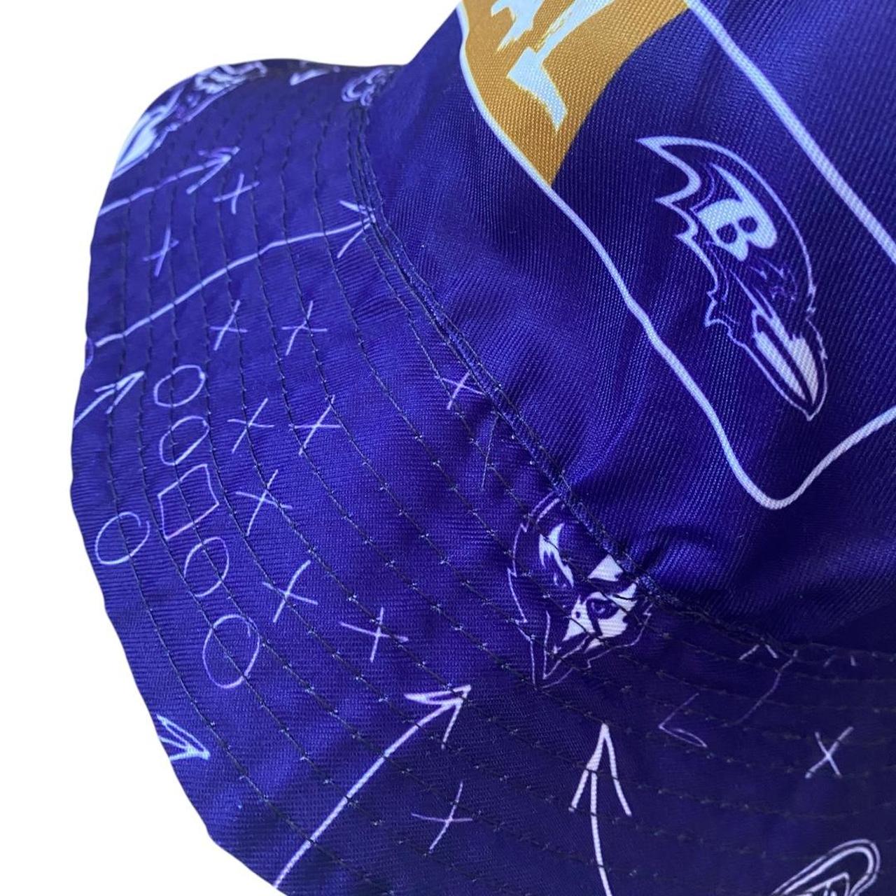 Source Unknown Men's Bucket hats - White/Purple –… - image 6