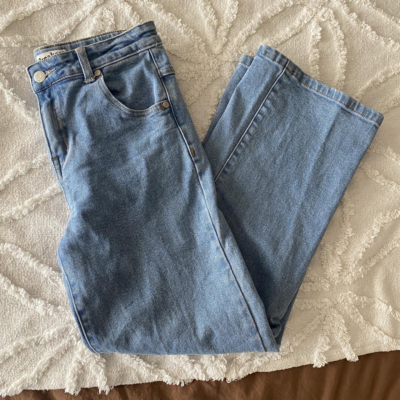 Breakers y2k jeans Blue wide/straight leg Labelled... - Depop