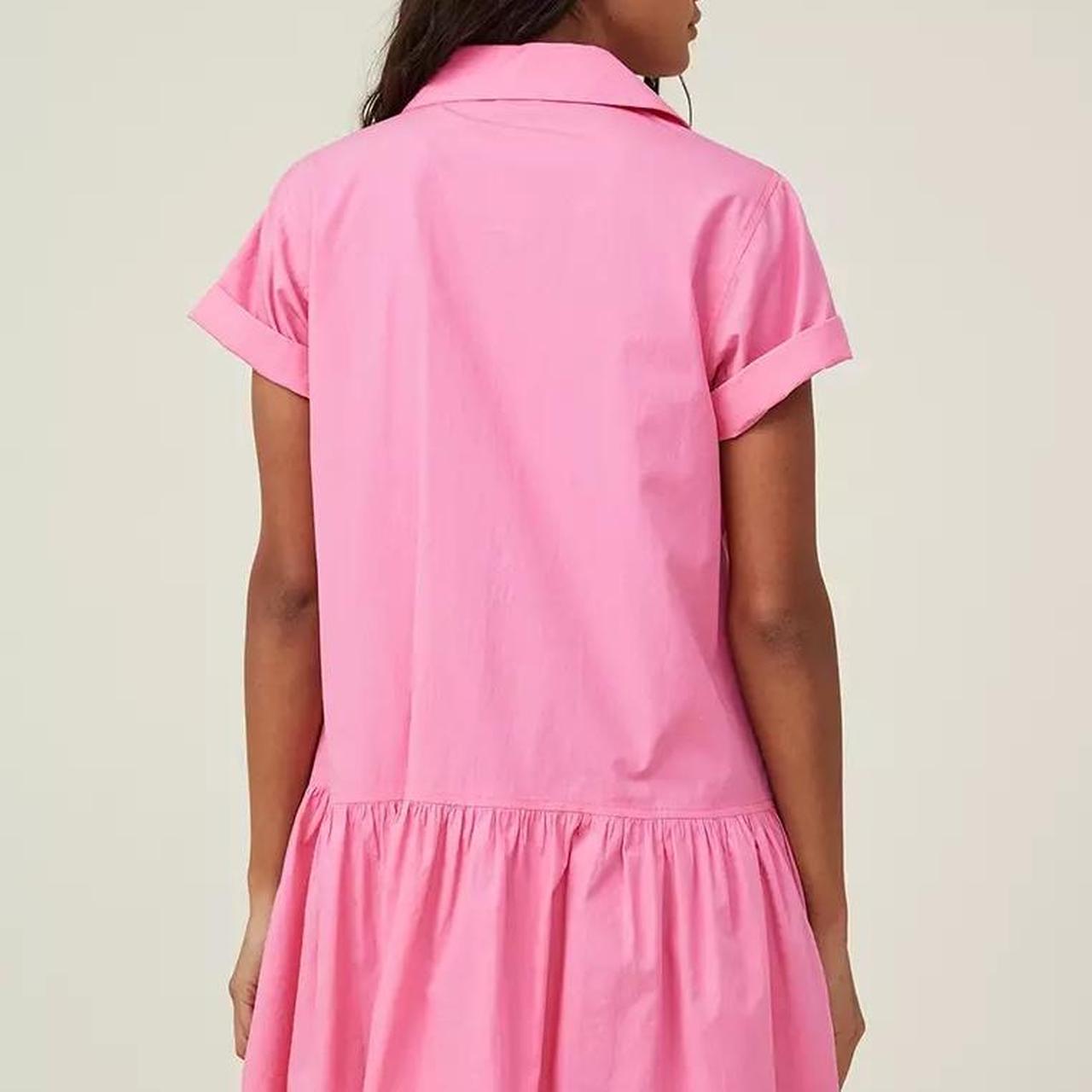 Pink dress cotton on best sale