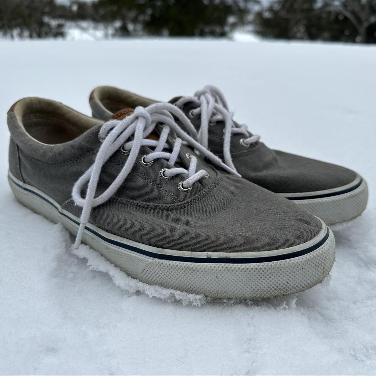 Gray 2024 sperry sneakers