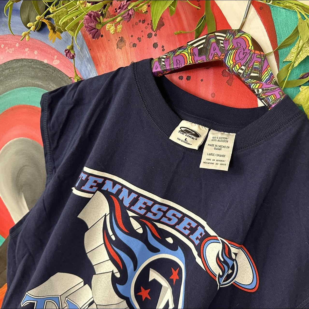 \ud83d\udca5Vintage 90s Tennessee Titans NFL Graphic... - Depop