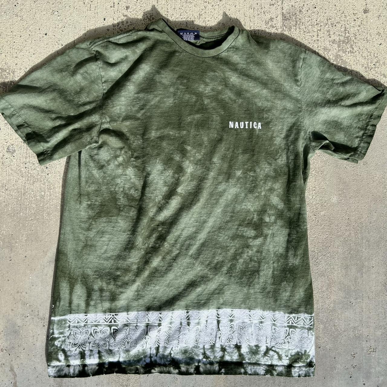 olive green nautica shirt