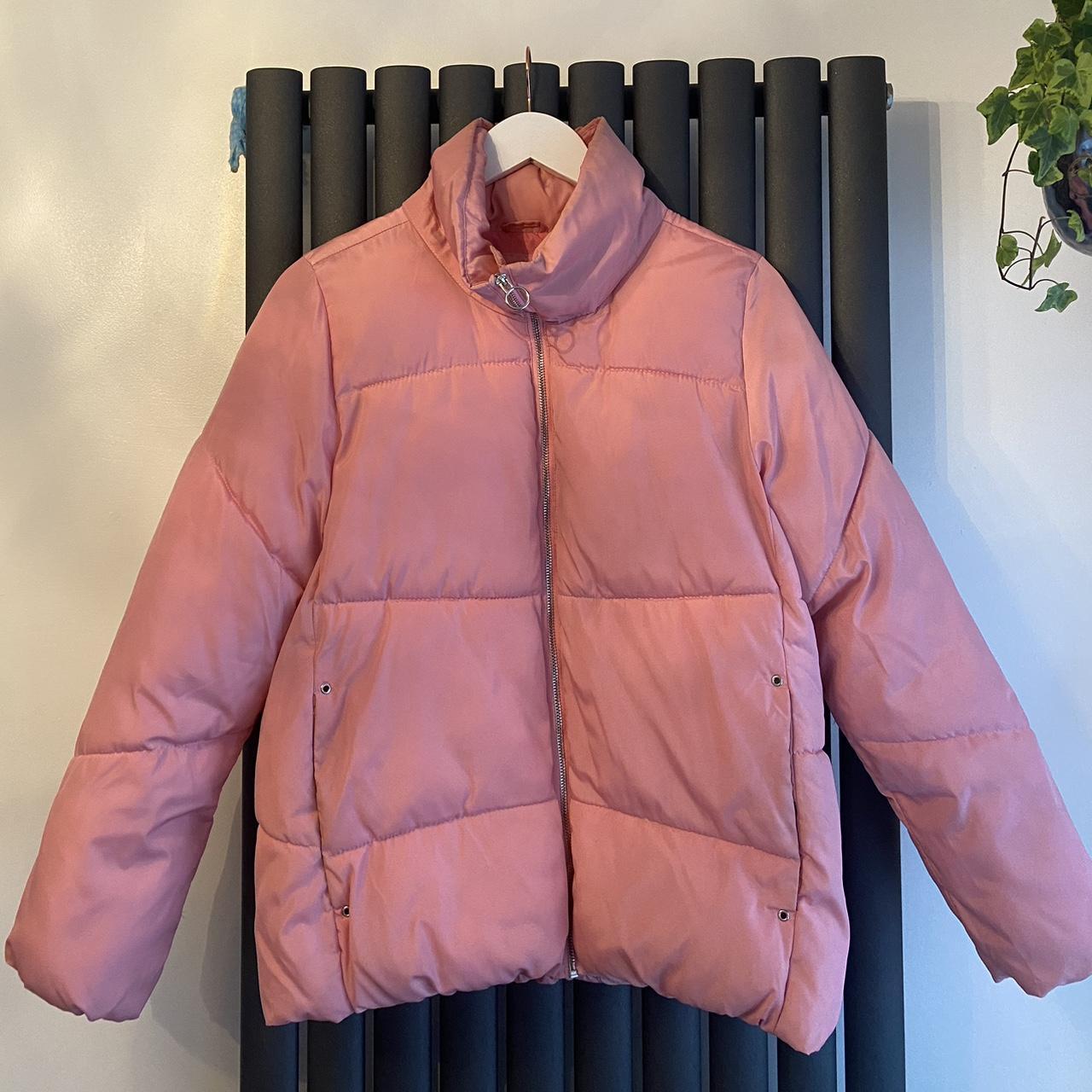 Zara Women's Pink Jacket Depop