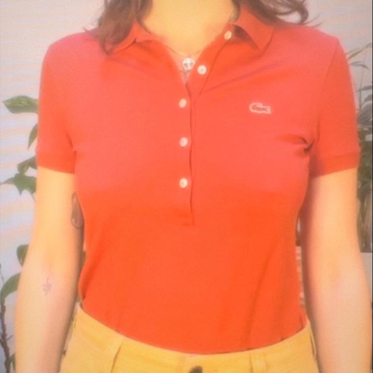 Lacoste Women's Red Polo-shirts | Depop