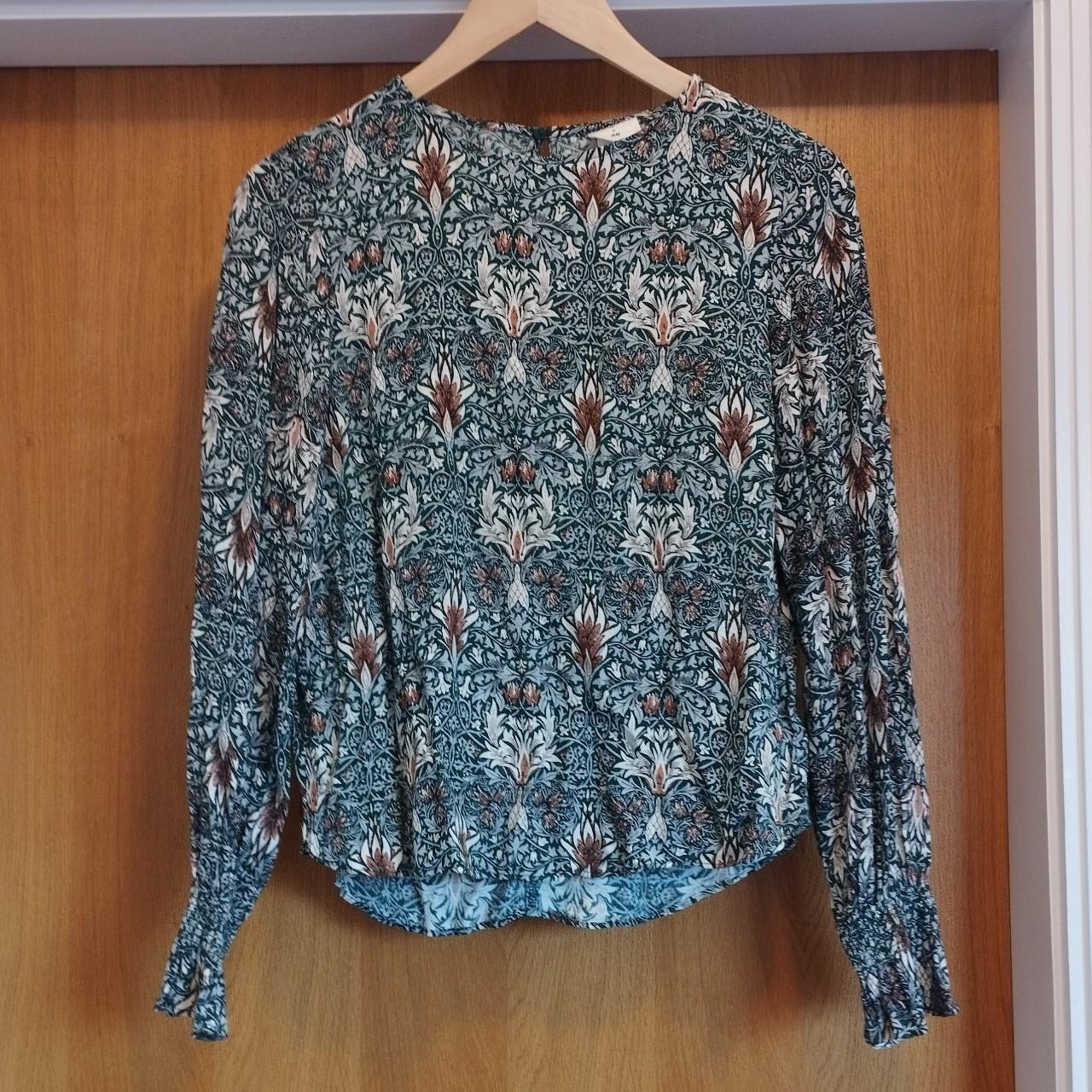 H&m william cheap morris blouse